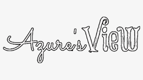 Azure Flowers - Calligraphy, HD Png Download, Free Download