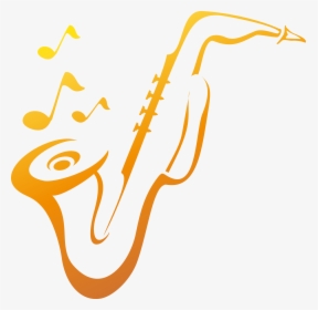 Transparent Saxophone Clip Art - Saxophone Logo Design, HD Png Download, Free Download