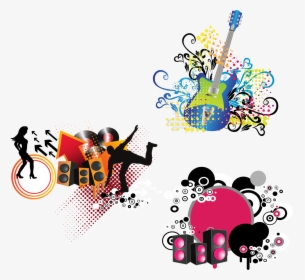 Musical Note Clip Art - Dance Music Art Vector Png, Transparent Png, Free Download