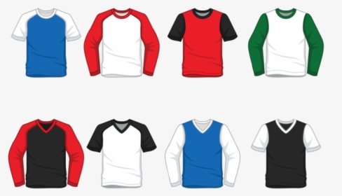 Men"s Raglan T-shirt Vector - T Shirt Vector Png, Transparent Png, Free Download