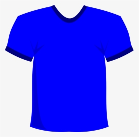 T-shirt Vector Shirt Clipart - Blue T Shirt Clipart, HD Png Download, Free Download