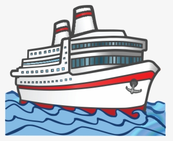 28 Collection Of Cruise Liner Clipart - Ship Clipart Black And White, HD Png Download, Free Download