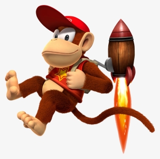 Diddy Kong - Diddy Kong Jetpack, HD Png Download, Free Download