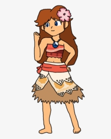 Moana Transparent Kingdom Hearts - Daisy Pocahontas Dress By Katlime, HD Png Download, Free Download