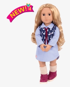 Amalia 18-inch Travel Doll - Our Generation Doll Amalia, HD Png Download, Free Download