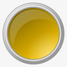 Glossy Yellow Button Png Clip Arts - Circle, Transparent Png, Free Download