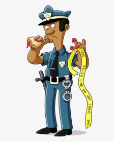 Police Officer Png - Lou And Eddie Simpsons, Transparent Png, Free Download