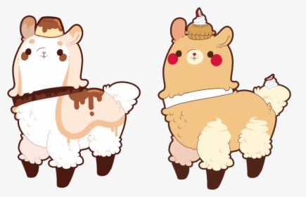 28 Collection Of Cute Pudding Drawings - Cute Drawings Of Alpaca, HD Png Download, Free Download