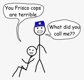 Frisco Cops - Cartoon, HD Png Download, Free Download