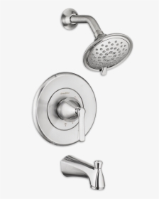 Belford Bath And Shower Faucet In Menards Satin Nickel - Shower Head, HD Png Download, Free Download
