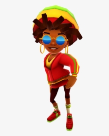 Frizzy Rasta Outfit00 - Frizzy From Subway Surfers, HD Png Download, Free Download