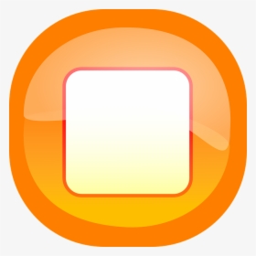 Stop, Action, Player, Sign, Symbol, Icon, Button - Square In Clear Circle Orange Png Icon, Transparent Png, Free Download