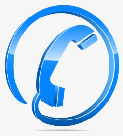 Blue Telephone Symbol Png, Transparent Png, Free Download