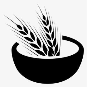 Wheat Grains On A Bowl, HD Png Download, Free Download