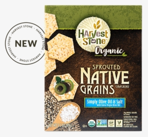 Sprouted Native Grains Olive Oil & Salt - Harvest Stone Crackers Peruvian, HD Png Download, Free Download