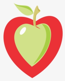 Heart,love,apple - Apple Heart Png, Transparent Png, Free Download