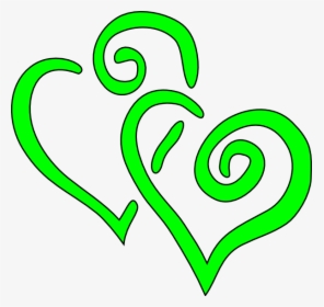Hearts Clip Art - Clipart Entwined Two Hearts, HD Png Download, Free Download