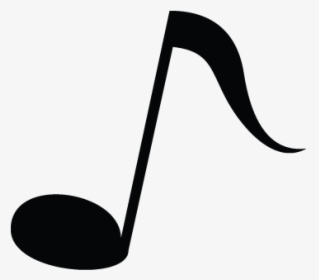 Eighth Note, Music, Node, Instrument Vector Icon - Musical Eighth Note Clip Art, HD Png Download, Free Download