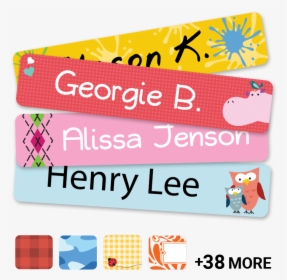 Kids Labels With Cool Designs And Trendy Patterns - Kids Labels, HD Png Download, Free Download