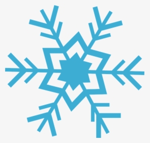 Flake, Snow, Blue, Ice, Winter, Snowflake - Transparent Snowflake, HD Png Download, Free Download
