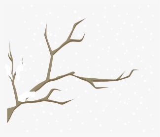 Vector Winter Branches Png Download - Snow Vector Winter Png, Transparent Png, Free Download