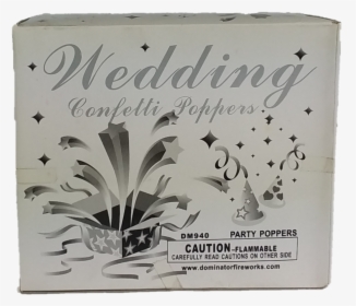 Dm940 Wedding Confetti Poppers - Bar Soap, HD Png Download, Free Download