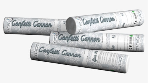 30cm Confetti Cannon White Tissue - Newsprint, HD Png Download, Free Download