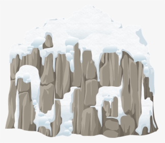 Mountains, Rock, Snow, Frozen, Cold, Winter, Outdoor - Png Snow Rock, Transparent Png, Free Download