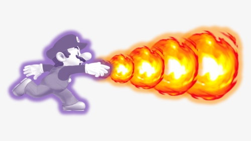 Mario Fireball Png - Illustration, Transparent Png, Free Download