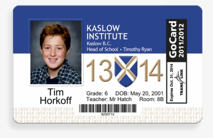 Id Card Not Punched School - Identity Document, HD Png Download, Free Download