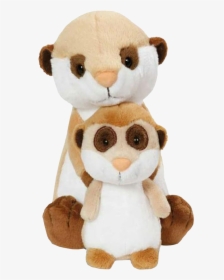 Wild Meerkat & Baby 7” Plush - Stuffed Toy, HD Png Download, Free Download