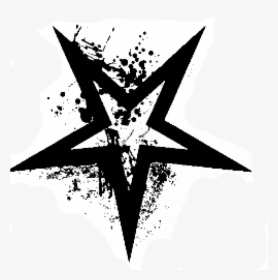 Grunge Star Free Vector - Black And White, HD Png Download, Free Download