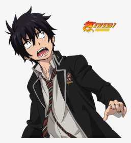 Showing Rin Okumura From Ao No Exorcist With Jacket - Rin Okumura Png, Transparent Png, Free Download