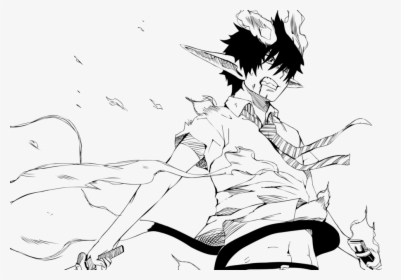 50 Images About Ao No Exorcist On We Heart It - Ao No Exorcist Manga Rin, HD Png Download, Free Download