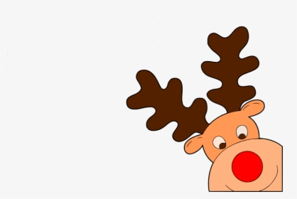 Christmas Reindeer Corner Border, HD Png Download, Free Download