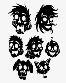 Zombie Family Decal Set - Zombie Decal, HD Png Download, Free Download