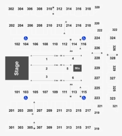 Royal Farms Arena Seating Chart With Seat Numbers, HD Png Download, Free Download