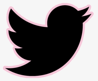 #twitter #pink #black - Twitter Hd Logo Png, Transparent Png, Free Download