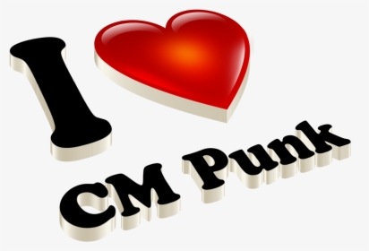Cm Punk Heart Name Transparent Png - Heart, Png Download, Free Download
