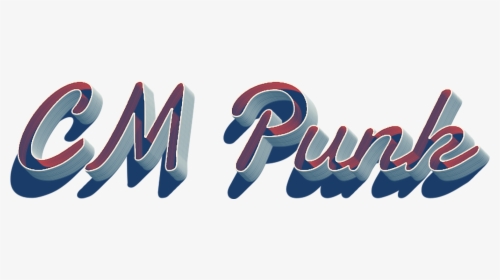 Cm Punk 3d Letter Png Name - Graphic Design, Transparent Png, Free Download