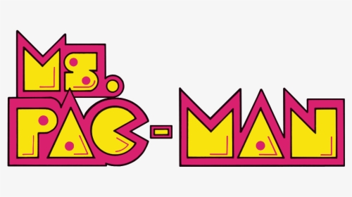 Transparent Pacman Clipart - Ms Pac Man Font, HD Png Download, Free Download
