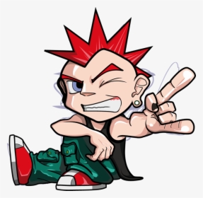 Punk - Cartoon, HD Png Download, Free Download