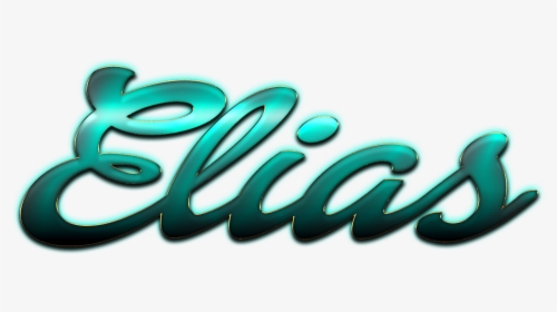 Elias Name Logo Png - Graphic Design, Transparent Png, Free Download