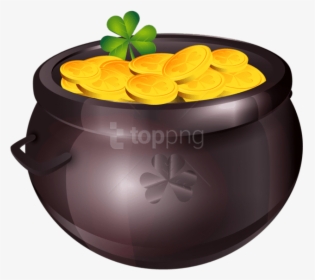 Leprechaun Pot Of Gold Png - Pot O Gold Transparent Background, Png Download, Free Download