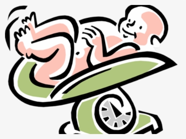 Scale Clipart Baby - Low Birth Weight Baby Cartoon, HD Png Download, Free Download