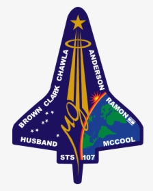 Clip Art Sts 107 Flight Insignia Nasa - Sts 107 Logo, HD Png Download, Free Download