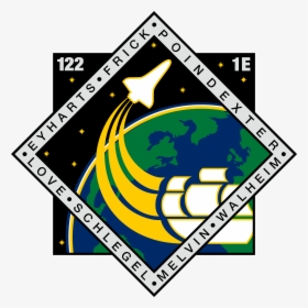 Sts-122 Patch - Sts 122 Patch, HD Png Download, Free Download
