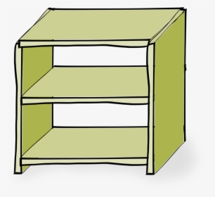 Square,angle,nightstand - Shelf Clipart, HD Png Download, Free Download