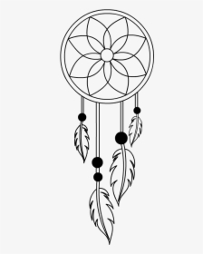 Simple Dream Catcher Drawing, HD Png Download, Free Download