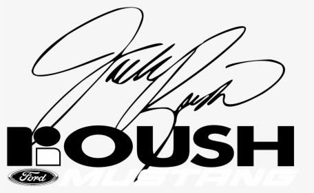 Jack Roush Logo Black And White - Jack Roush, HD Png Download, Free Download